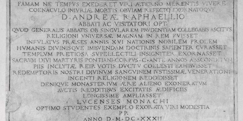 46. Epigrafe Raffaelli